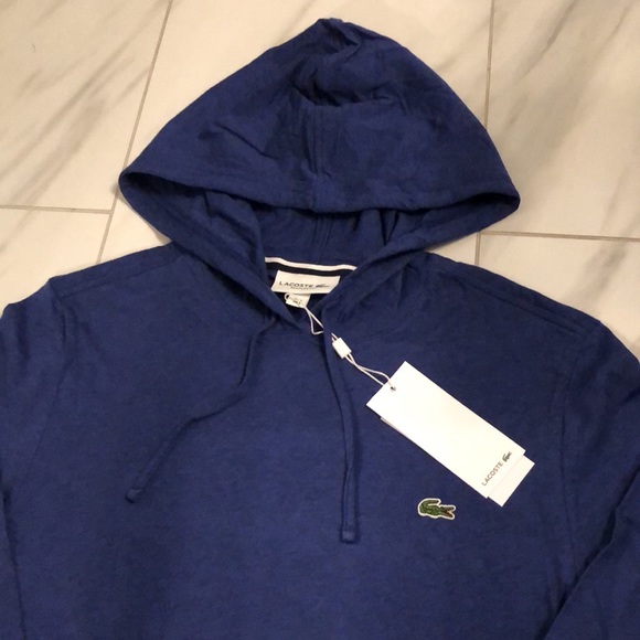 Men’s Lacoste Lightweight Pullover Hoodie - Picture 2 of 4